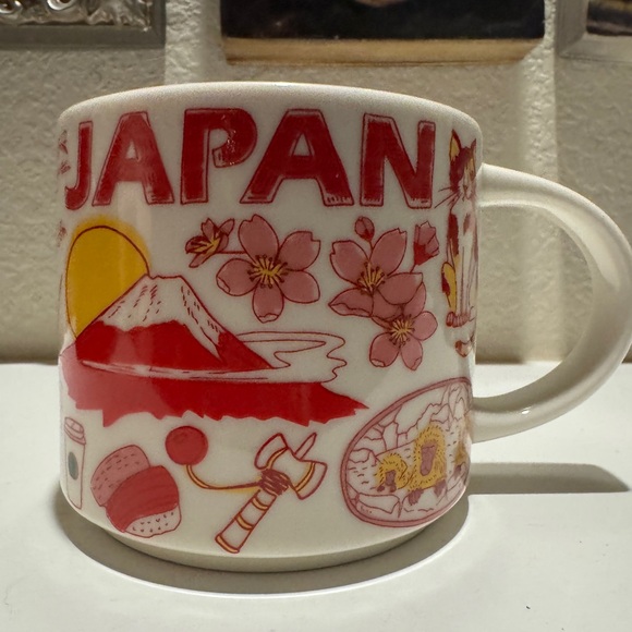 Starbucks 2021 JAPAN Japan Been There Series Mug 14 oz. Mt.Fuji Sumo Cat - Picture 5 of 7